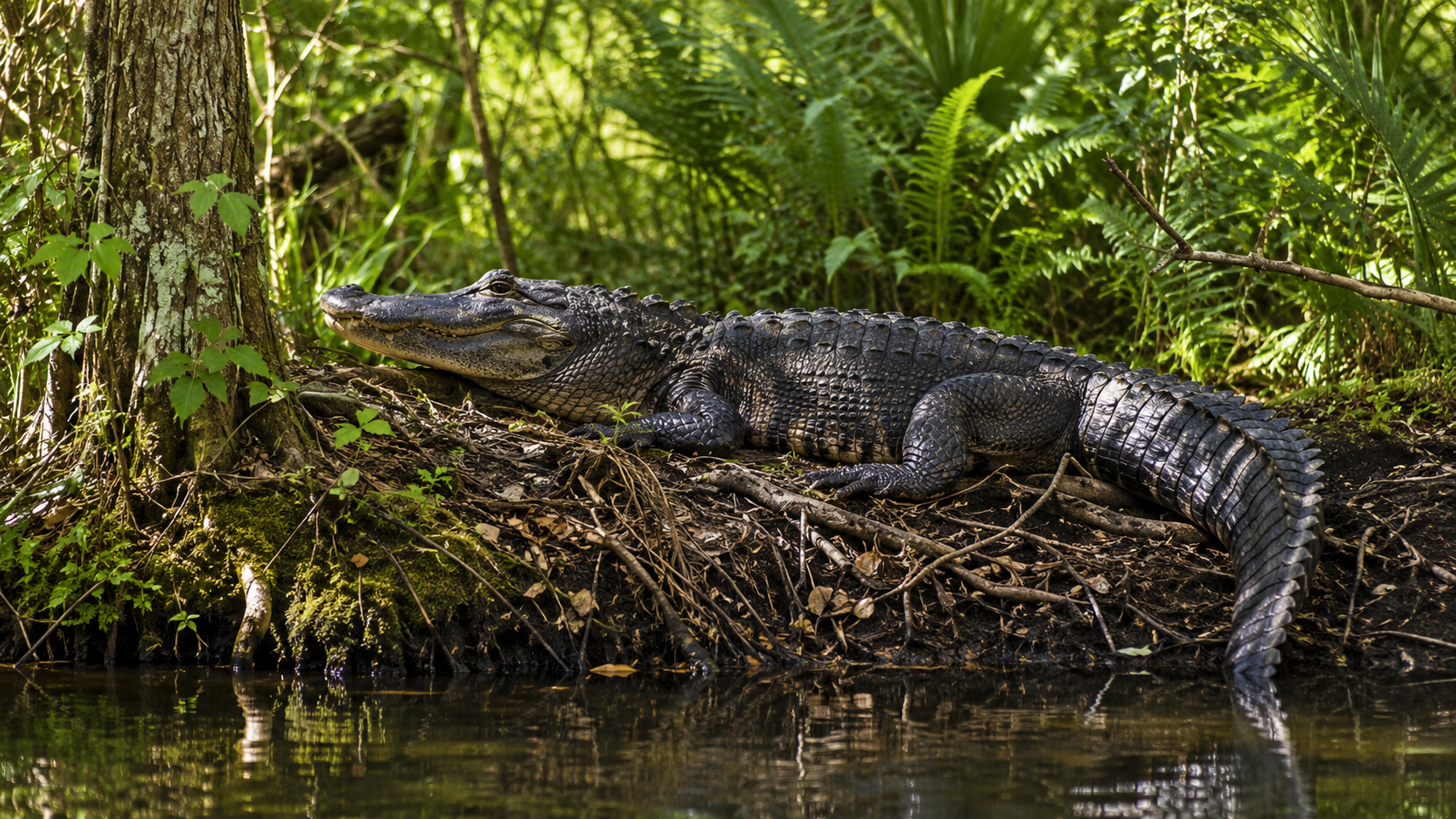 Go on an alligator tour