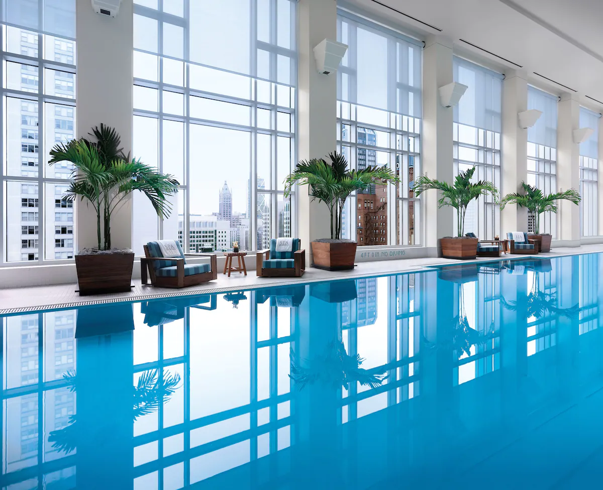 Hotel indoor pool