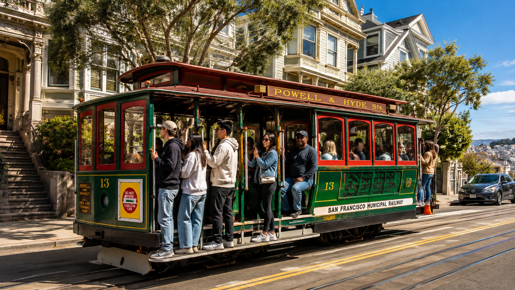 See the city on a Cable car ride