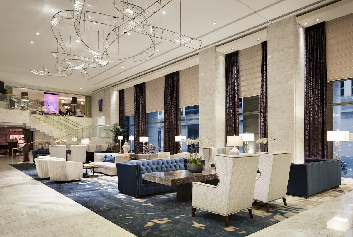 Hotel lobby