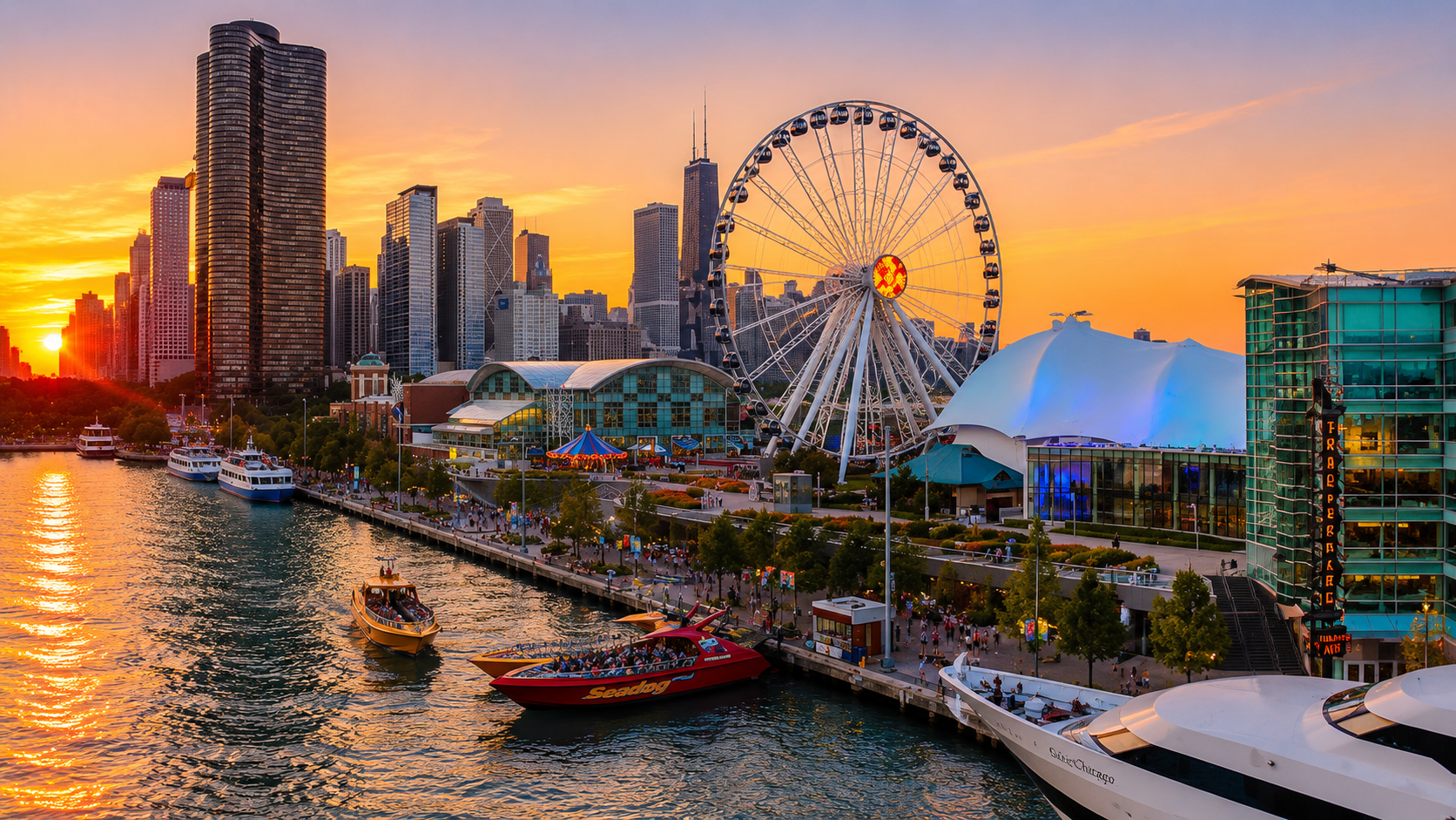 Enjoy the festivities at Navy Pier
