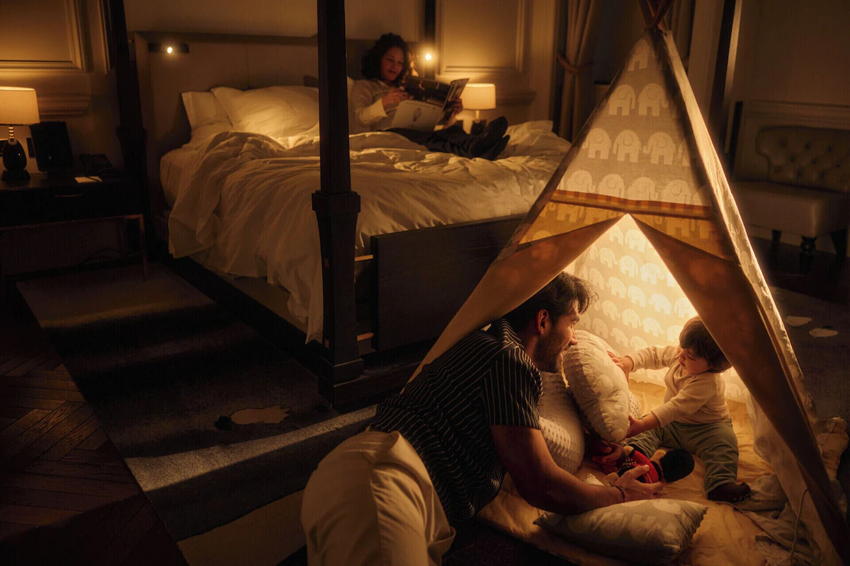 Camping in the room