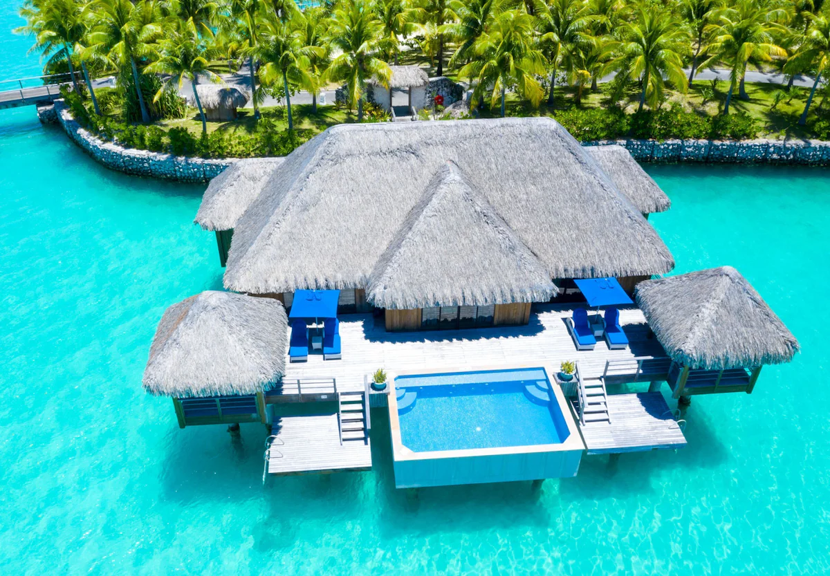 Private bungalow pool