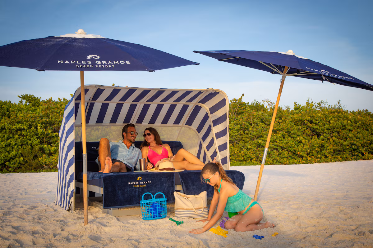 Beach cabanas