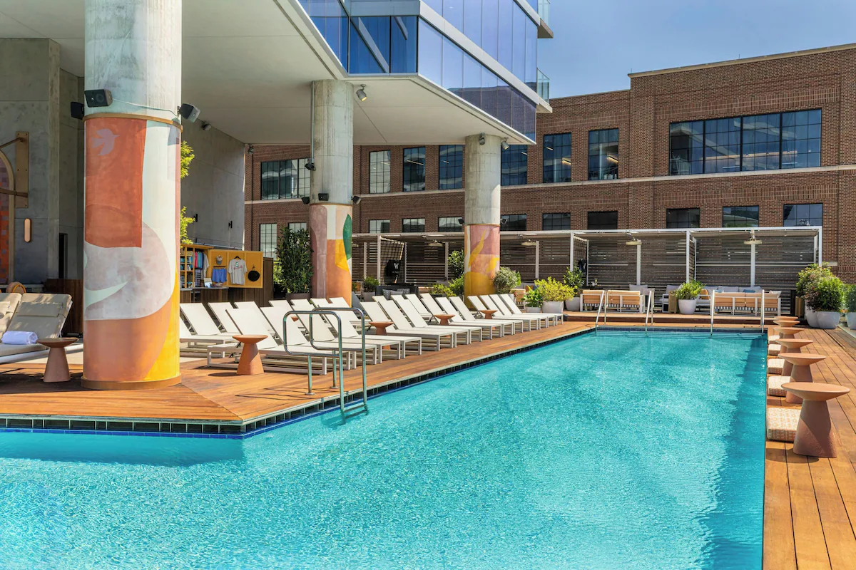 Rooftop pool