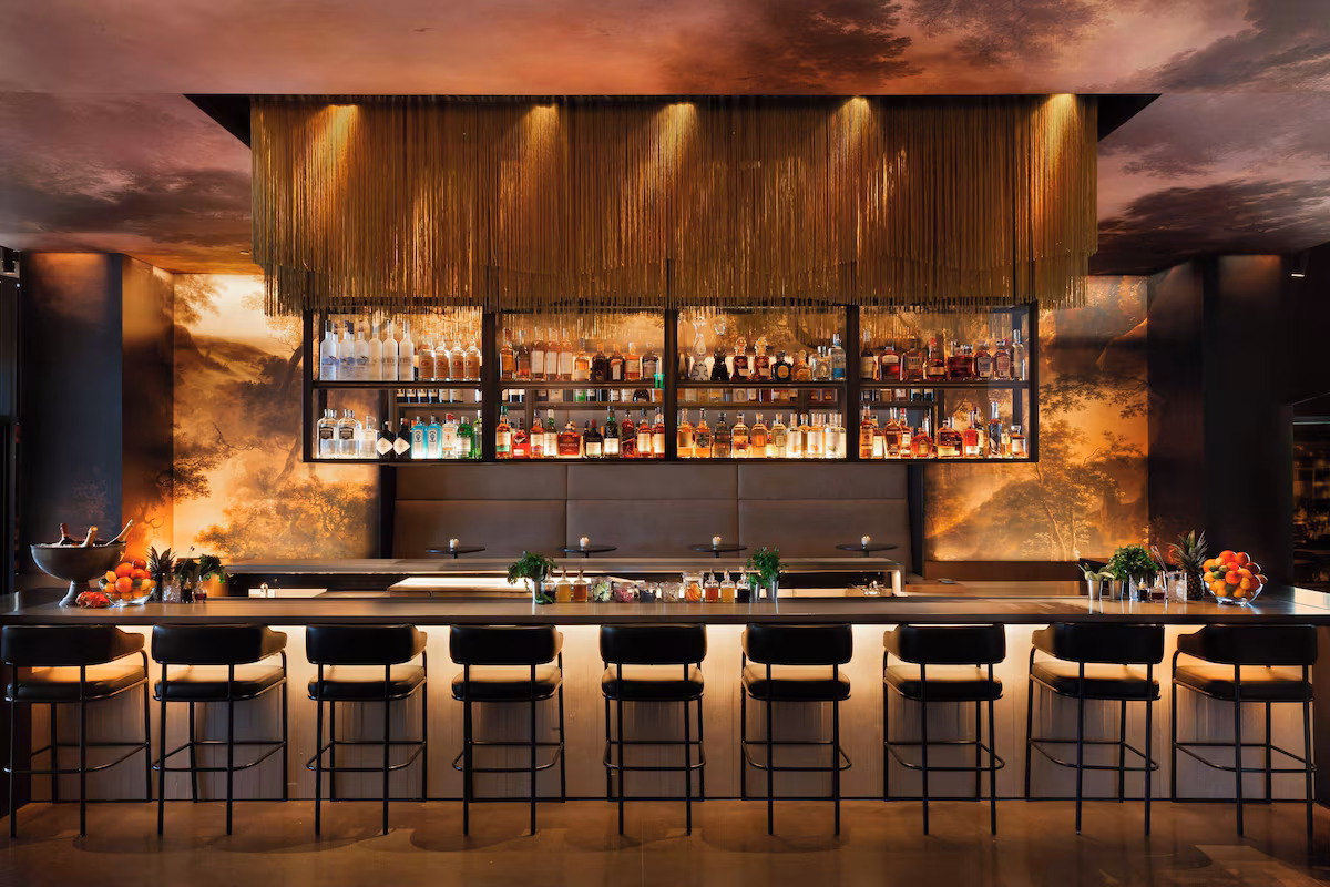 Hotel bar and lounge