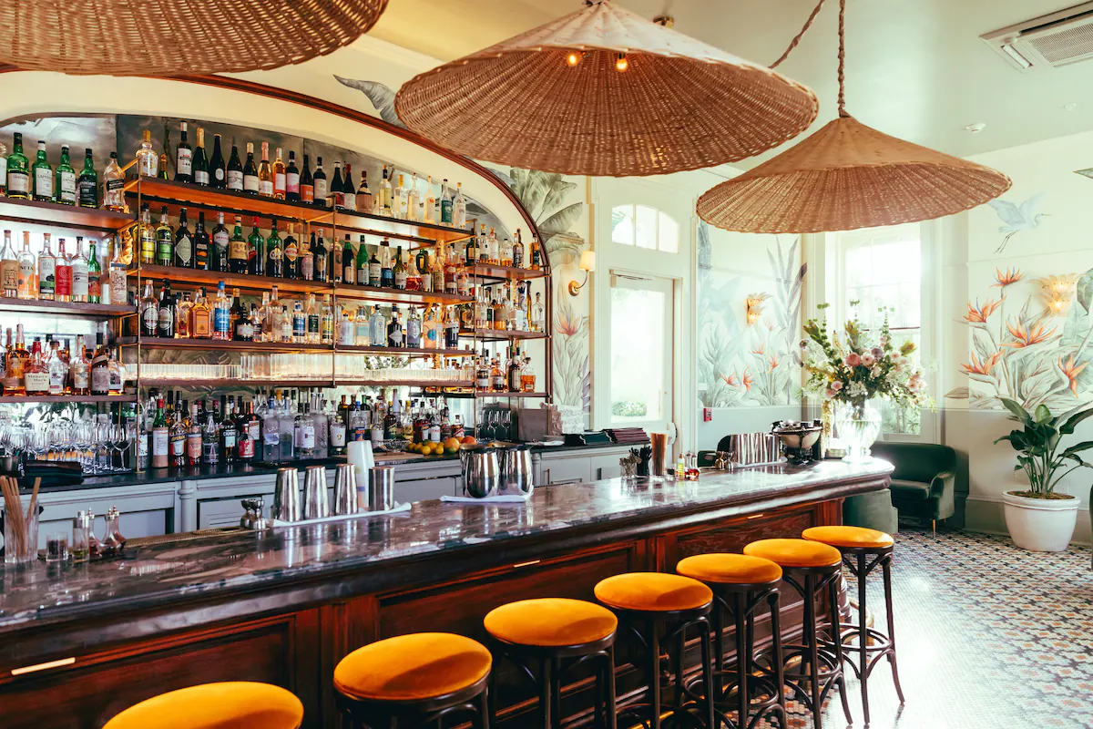 Hotel bar and lounge