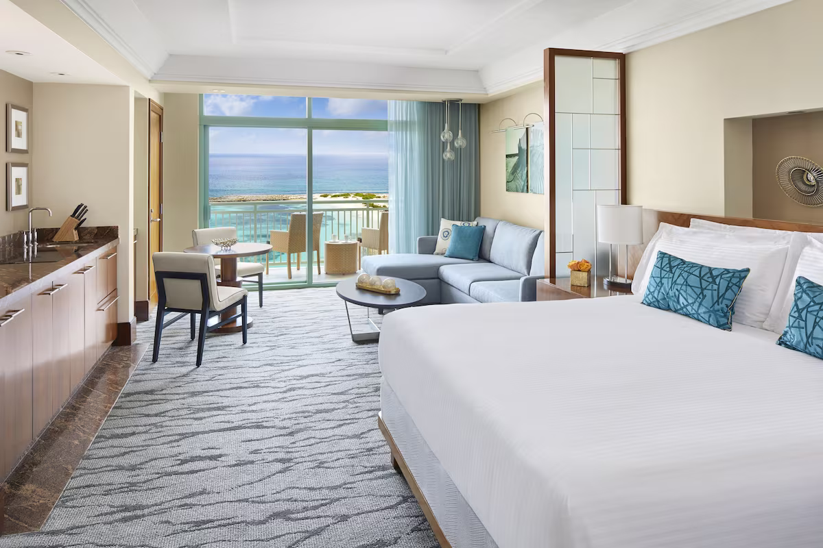 One king suite with ocean view
