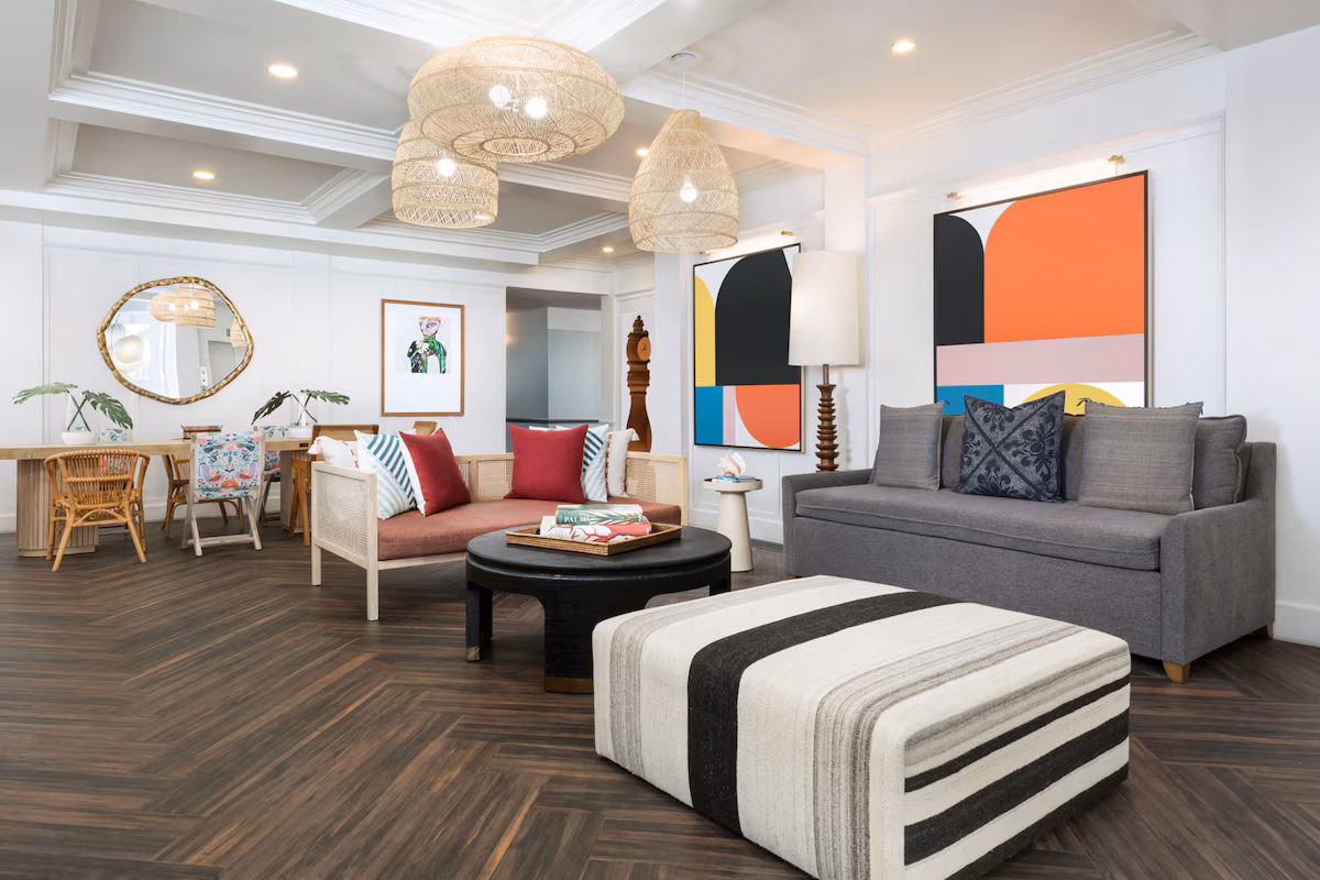 Resort lobby