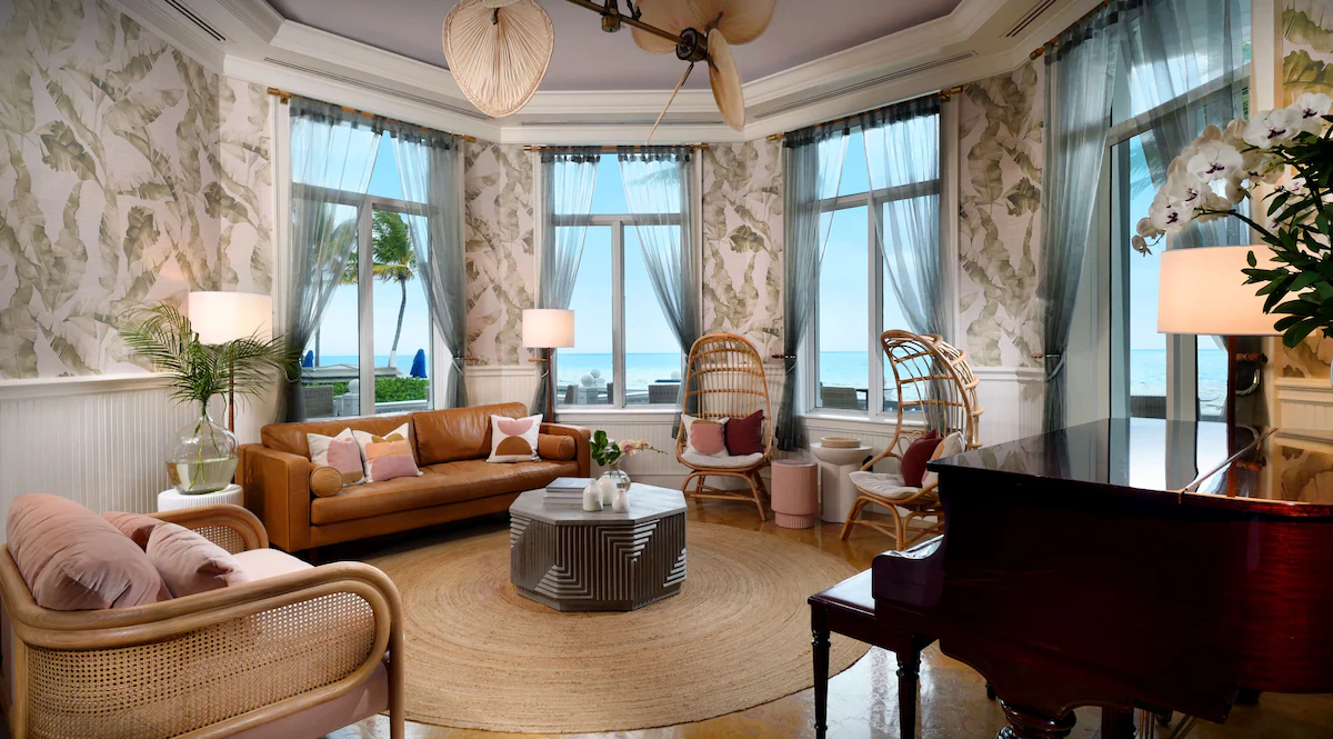 Lobby sitting area