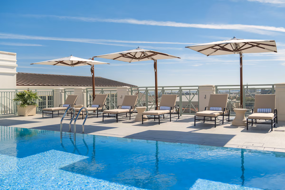 Roof top pool
