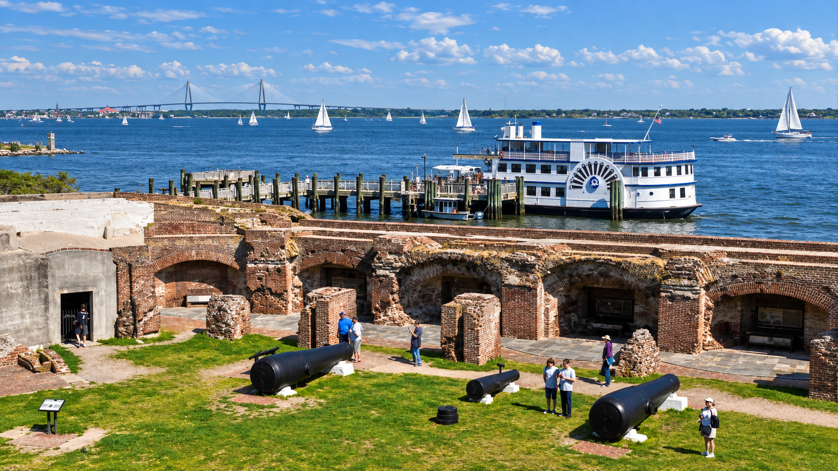 Travel back in time at Fort Sumter