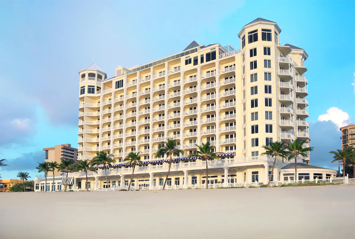 Resort right on the beach