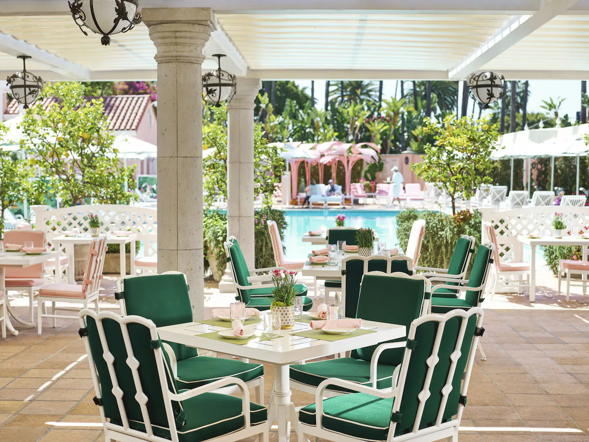 Lunch by the pool
