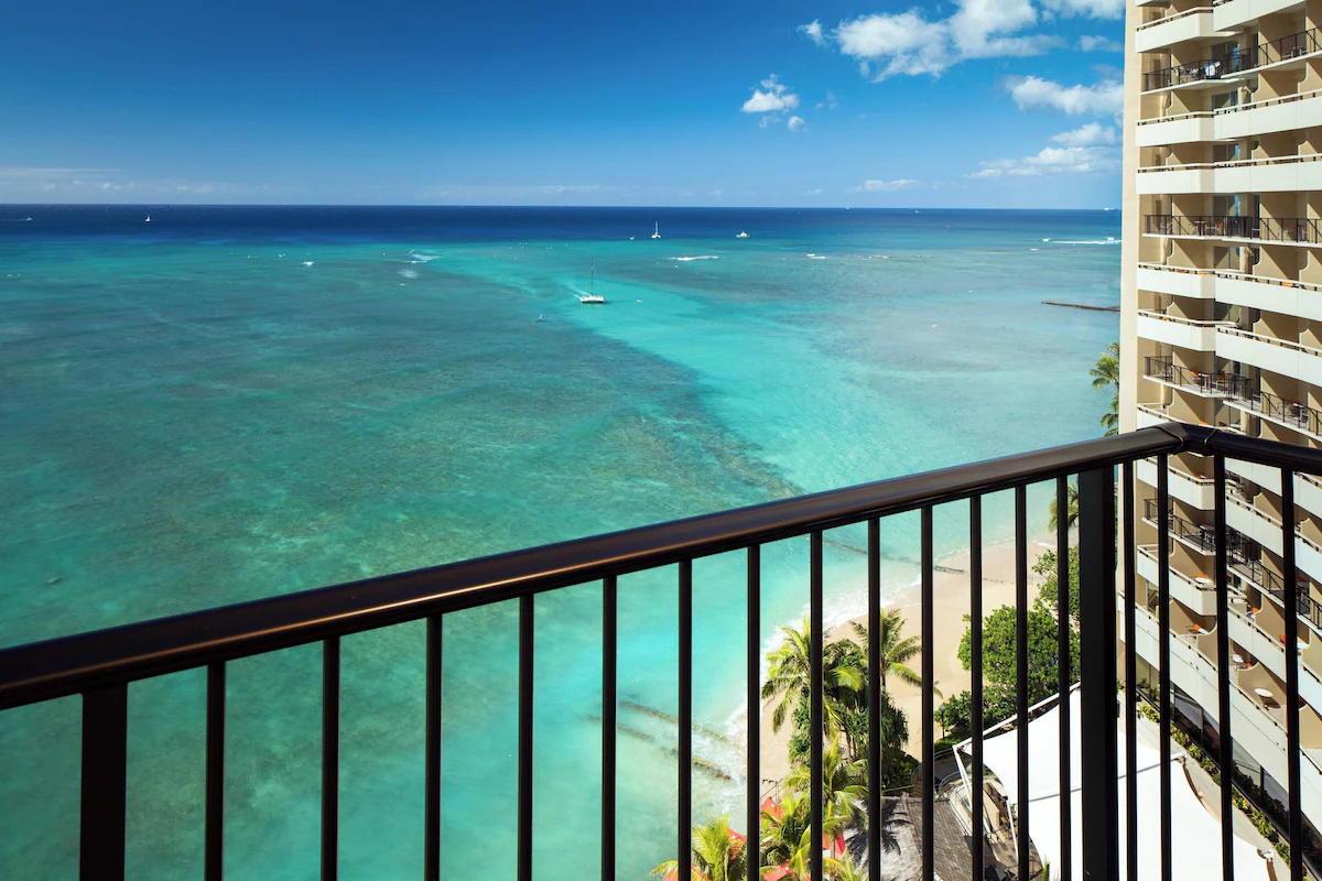 Enjoy the view from your balcony