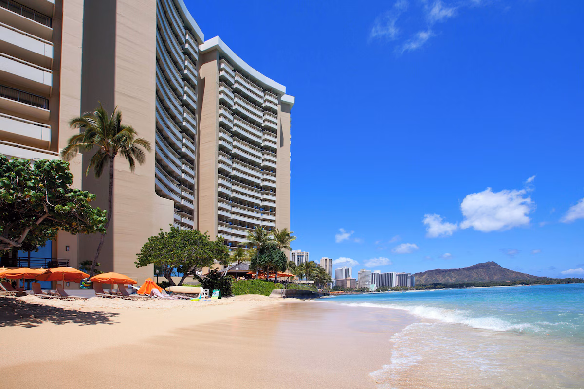 Beach right outside your door