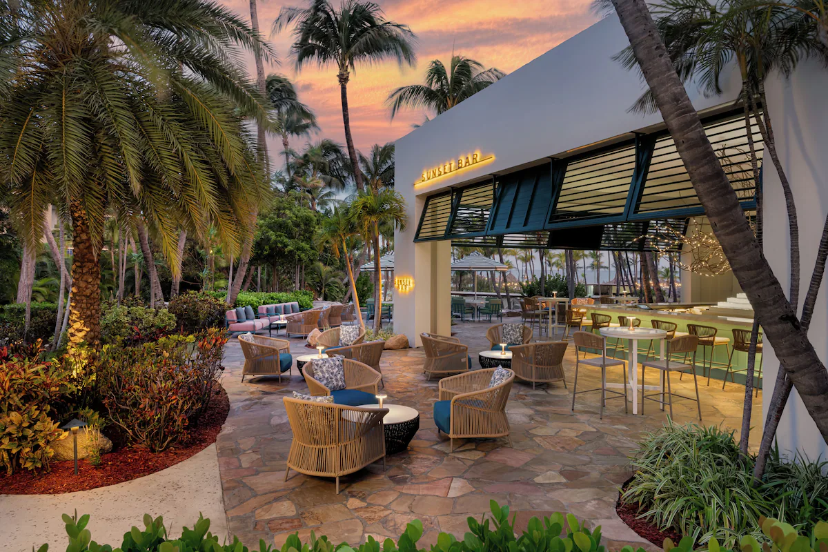 Pool side cafe