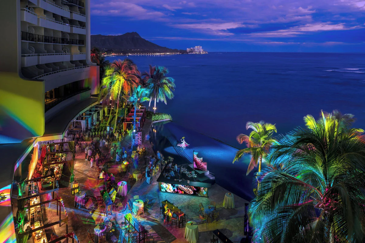 Enjoy the resort night life