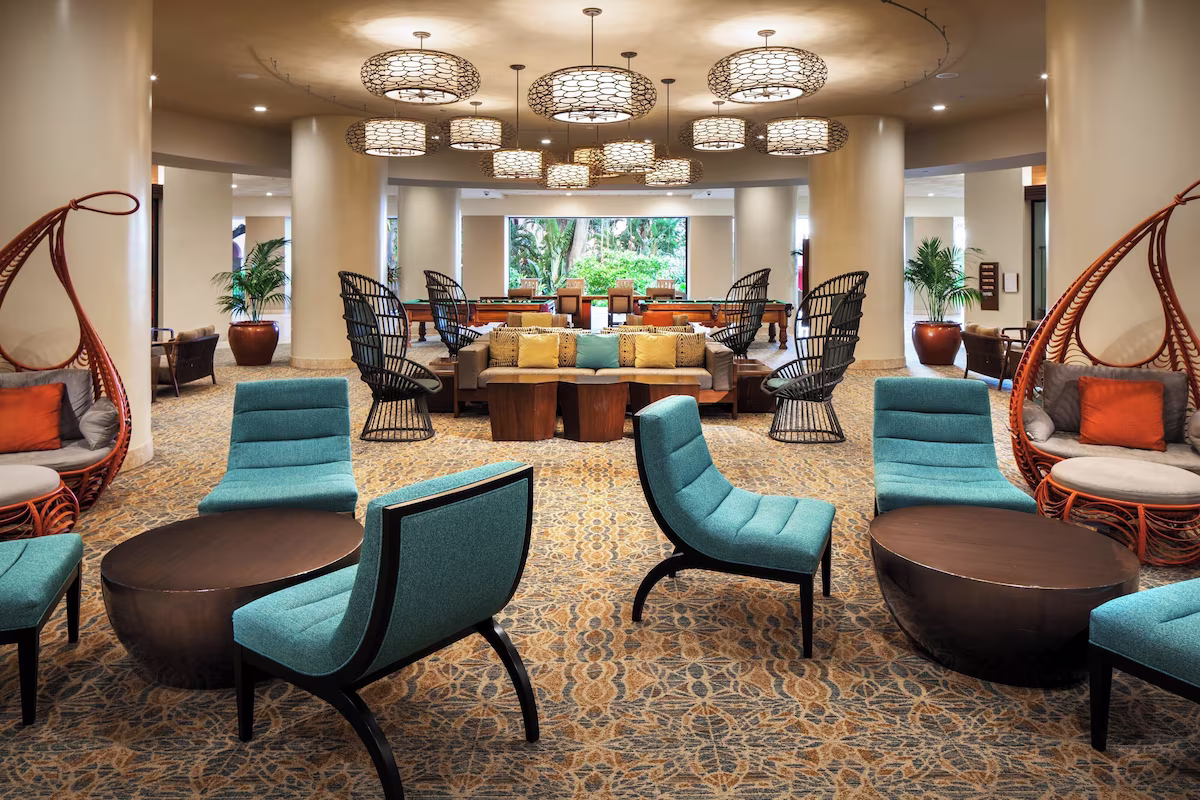 Resort lobby