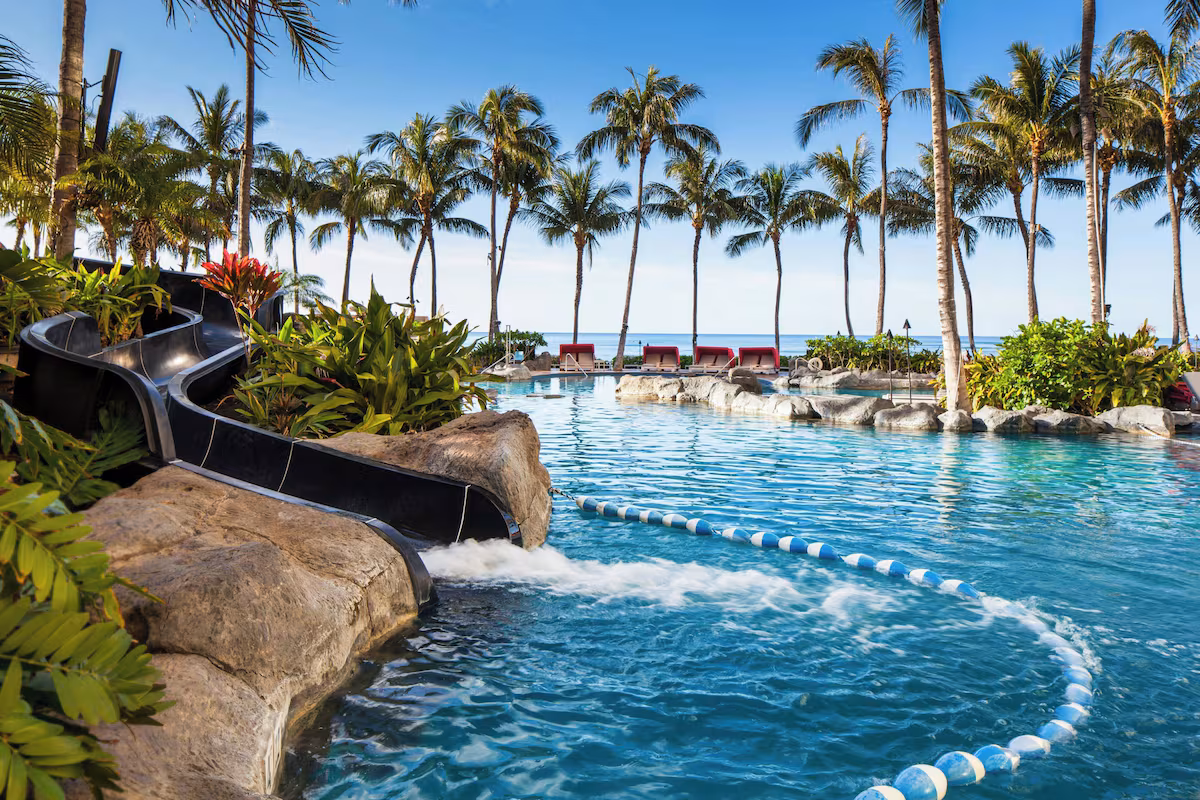Resort waterslide