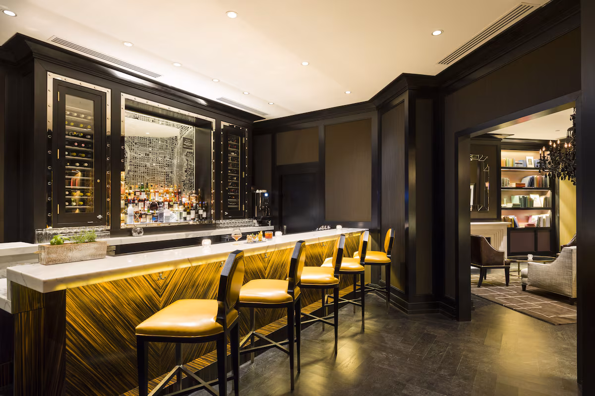 Hotel bar and lounge