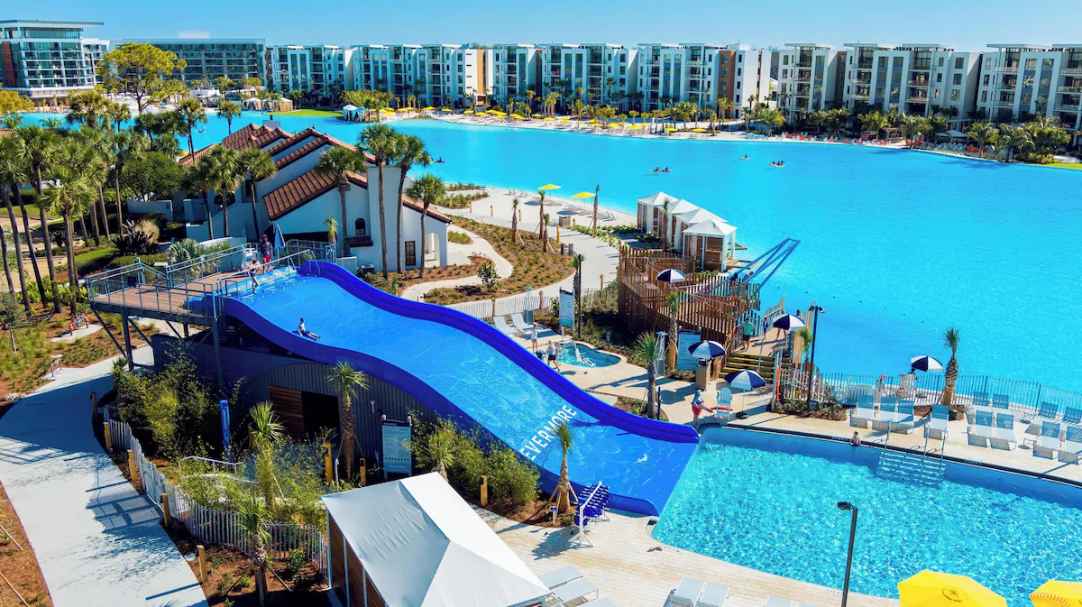Giant water slide