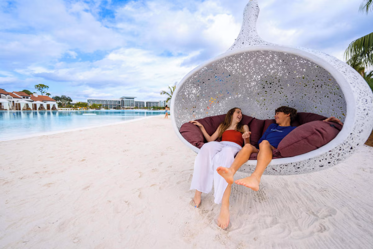 Hang by the lagoon