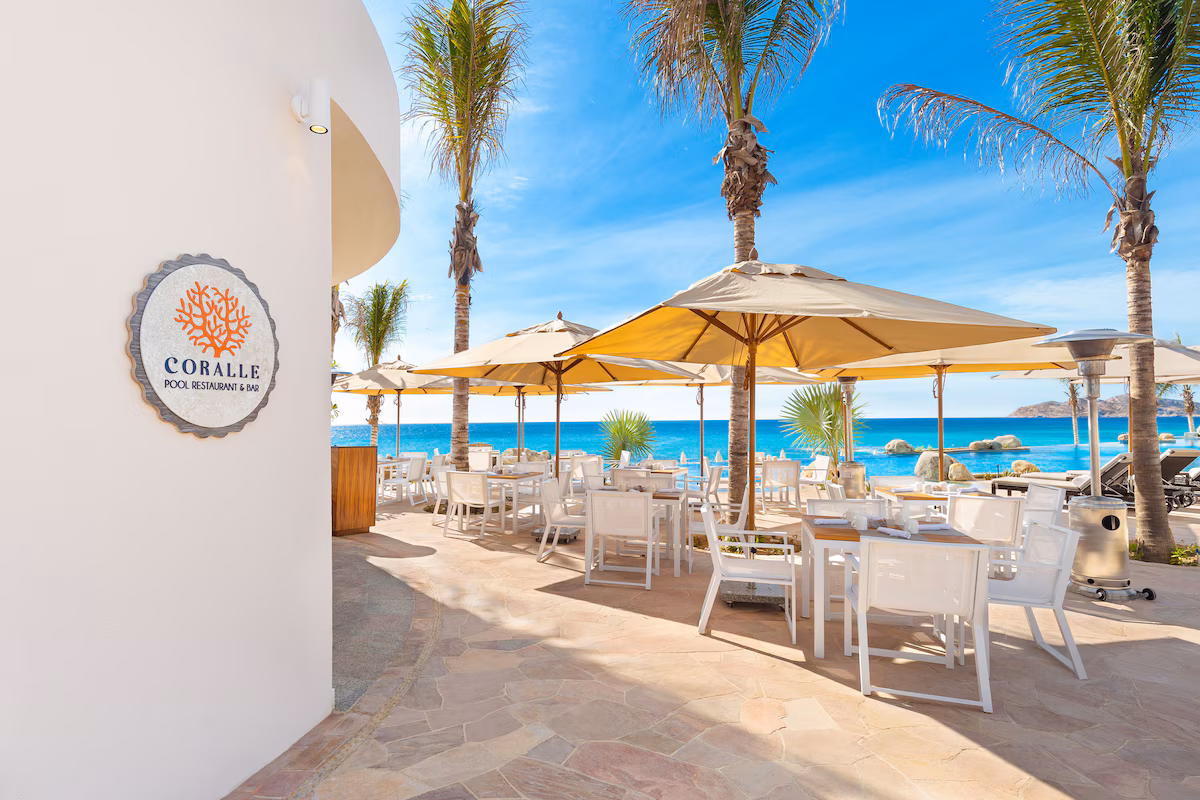 Pool side cafe