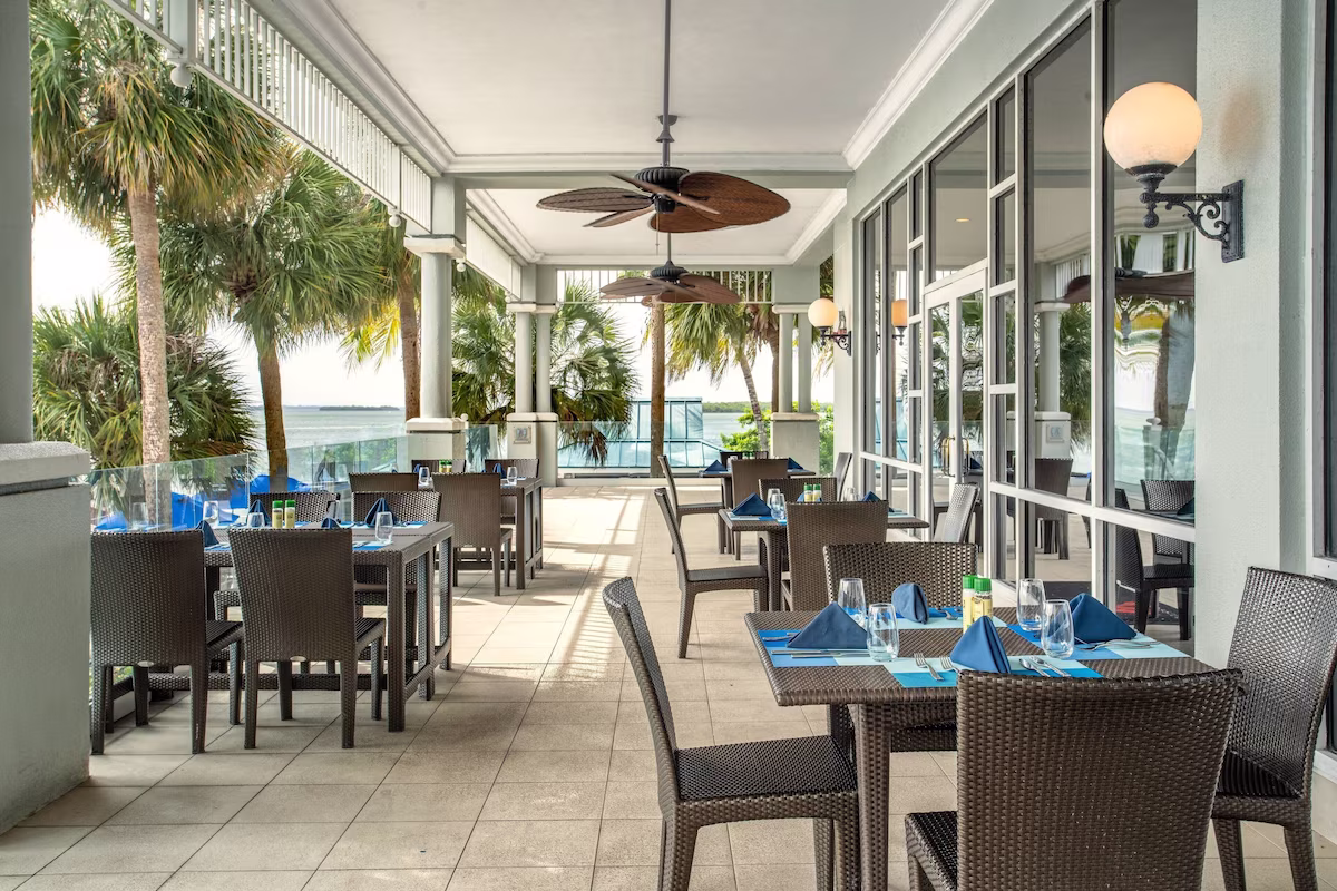 Dinning on the terrace