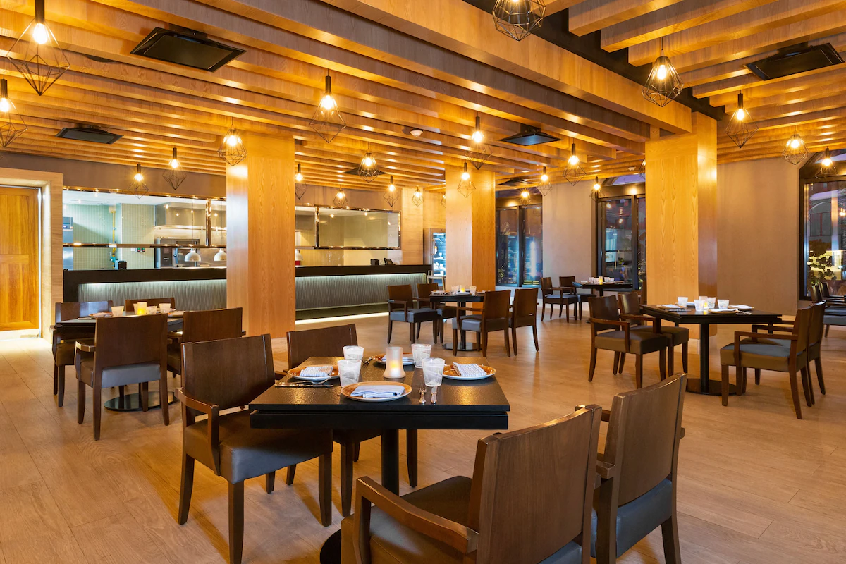 Indoor restaurant