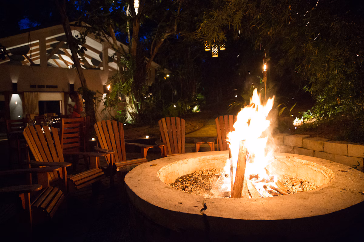 Relax by the fire